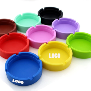 silicone round ashtray
